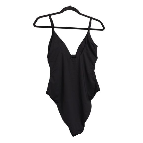 Andie The Santorini Black One Piece Keyhole Cutout Adjustable New L - Picture 5 of 15